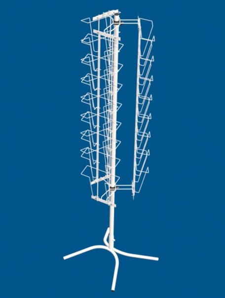 Стойка вращающаяся 24 ячейки А4 под журналы